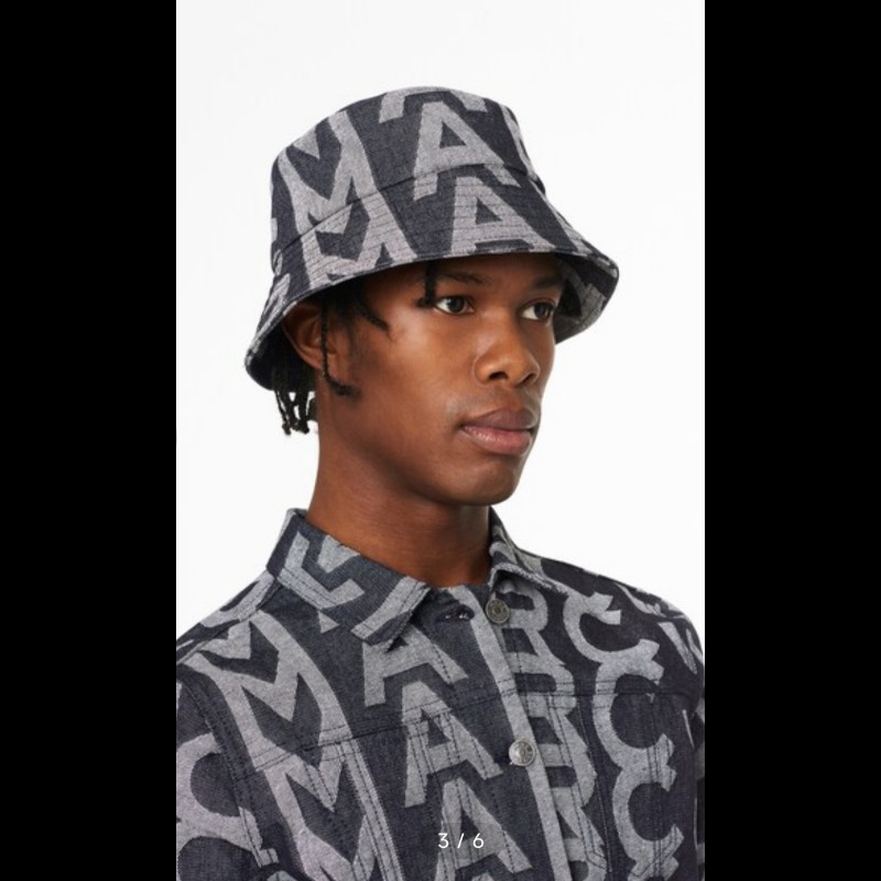 MJ Marc Jacobs Monogram 專櫃款 滿版牛仔漁夫帽 M/L  中性款（不可議）-2