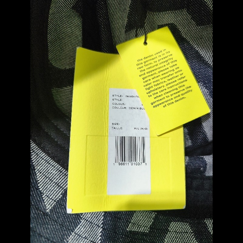 MJ Marc Jacobs Monogram 專櫃款 滿版牛仔漁夫帽 M/L  中性款（不可議）-9