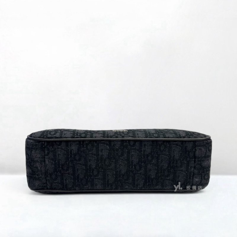 S5387-DIOR Oblique 黑色緹花相機包-4