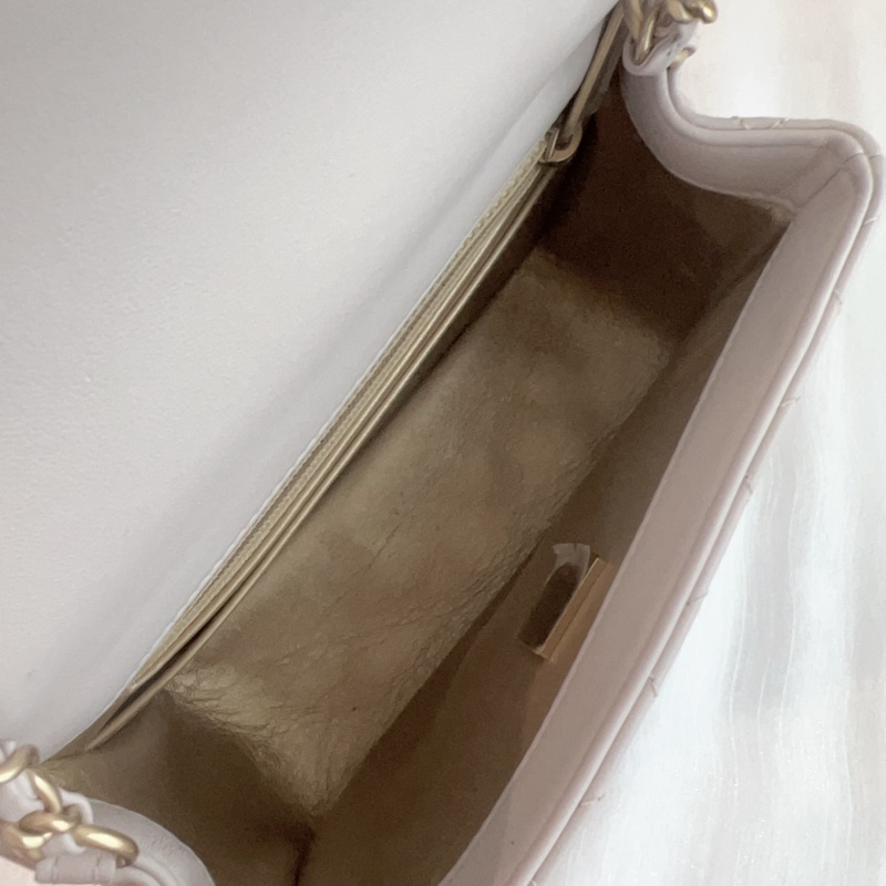 ෆ Chanel 金球方胖 灰紫色💜-11