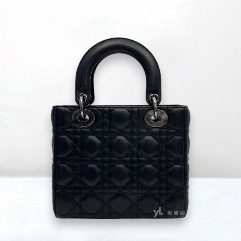 S5388-DIOR Lady Dior 黑羊皮小型黛妃包-3