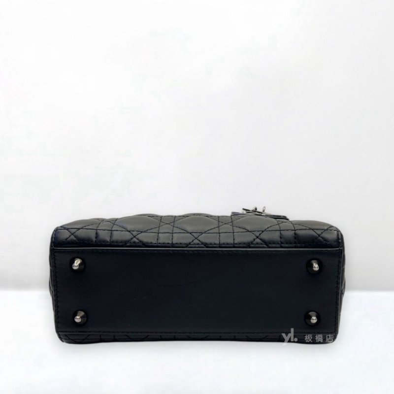 S5388-DIOR Lady Dior 黑羊皮小型黛妃包-4