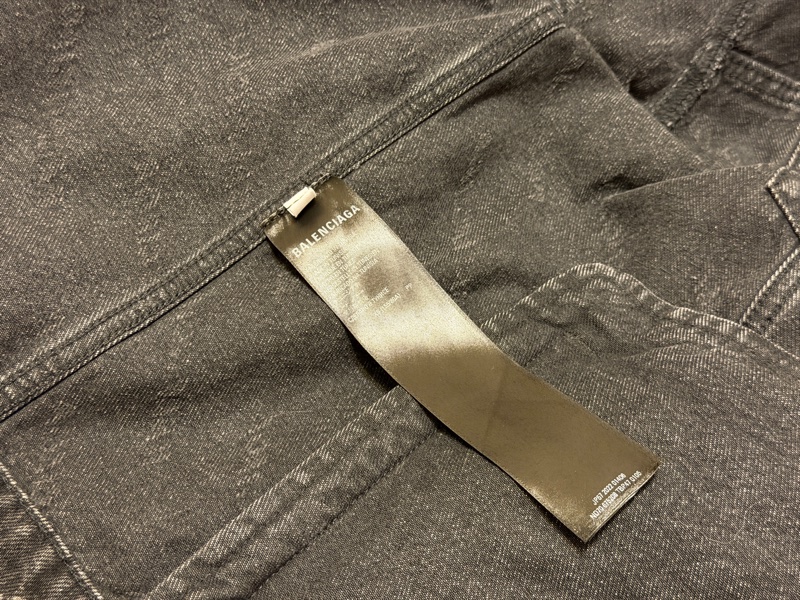BALENCIAGA 巴黎世家 滿LOGO UNIFIT OVERSIZE 丹寧牛仔外套-2