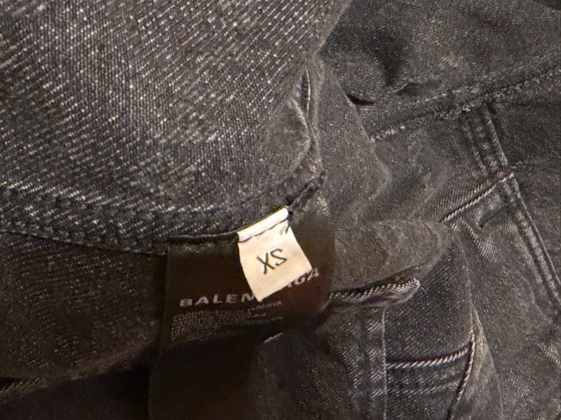 BALENCIAGA 巴黎世家 滿LOGO UNIFIT OVERSIZE 丹寧牛仔外套-4