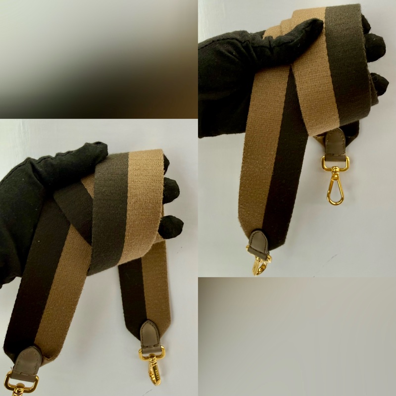 芬迪 FENDI 經典帆布法棍包 兩用包（手提／肩背）8BR600-6