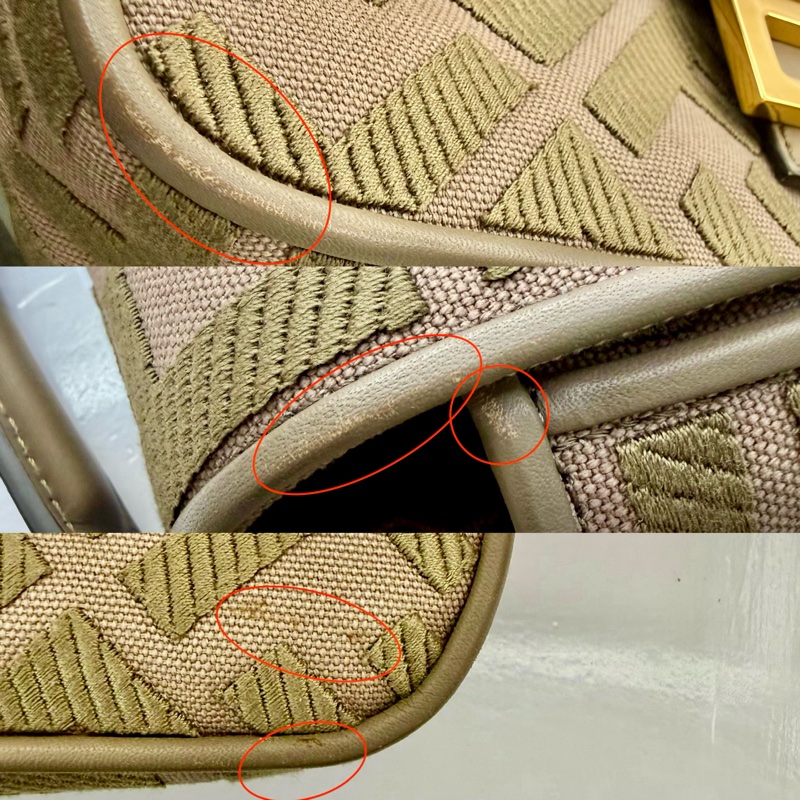 芬迪 FENDI 經典帆布法棍包 兩用包（手提／肩背）8BR600-9