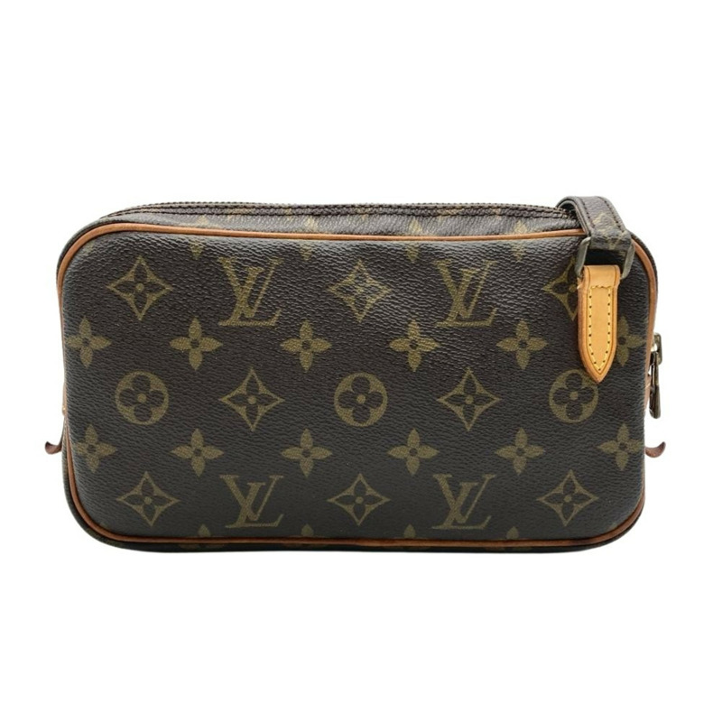 路易威登 Pochette Marly Bandoulière 單肩包，Monogram 帆布，M51828 棕色 TH0960，女士-2