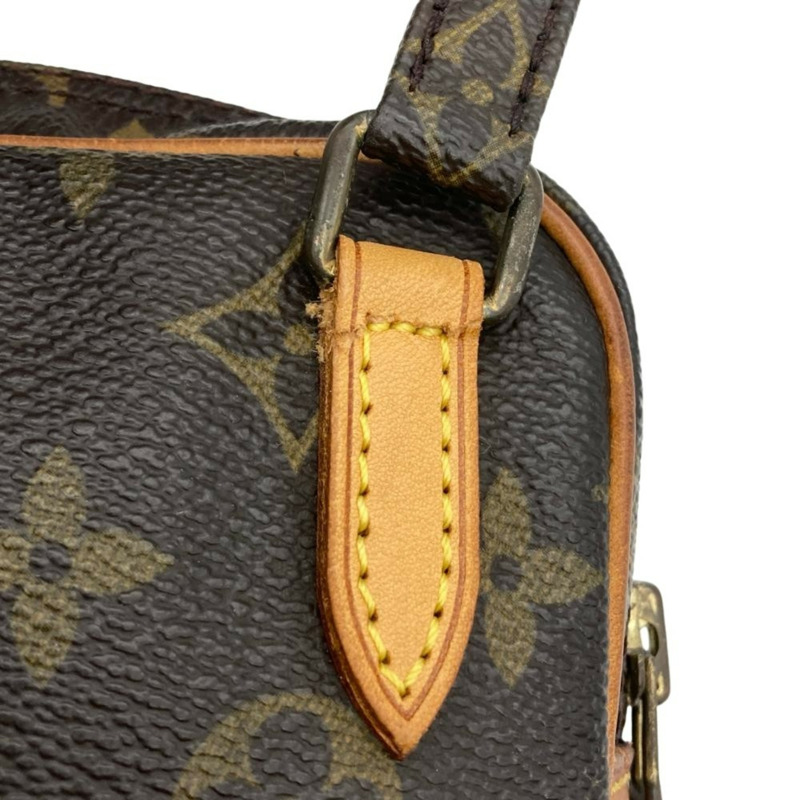 路易威登 Pochette Marly Bandoulière 單肩包，Monogram 帆布，M51828 棕色 TH0960，女士-5