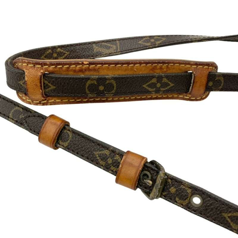 路易威登 Pochette Marly Bandoulière 單肩包，Monogram 帆布，M51828 棕色 TH0960，女士-8