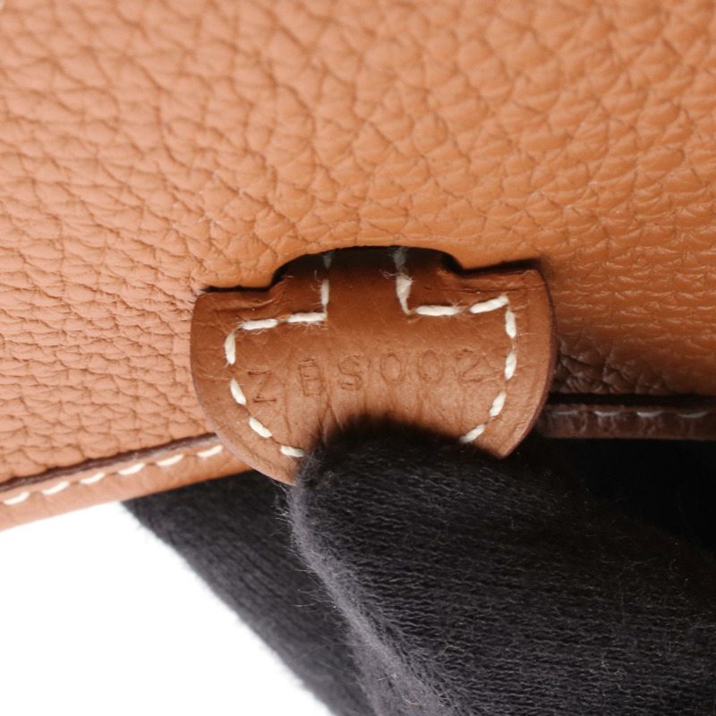 愛馬仕 Evelyne TPM 單肩斜背包 Z Taurillon Clemence 金色二手 SHW-4