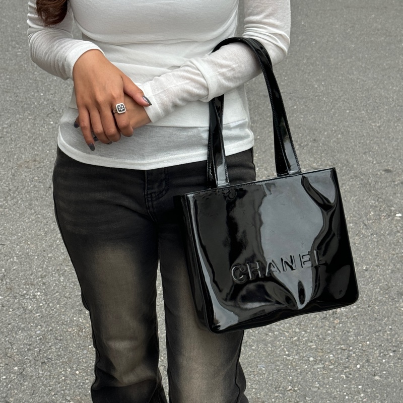 【CHANEL💃】 Chanel “so black” 全黑黑武士 肩背包 (專櫃18萬!)-0