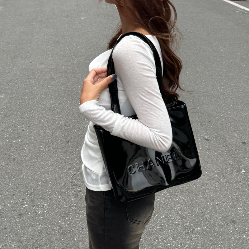 【CHANEL💃】 Chanel “so black” 全黑黑武士 肩背包 (專櫃18萬!)-1