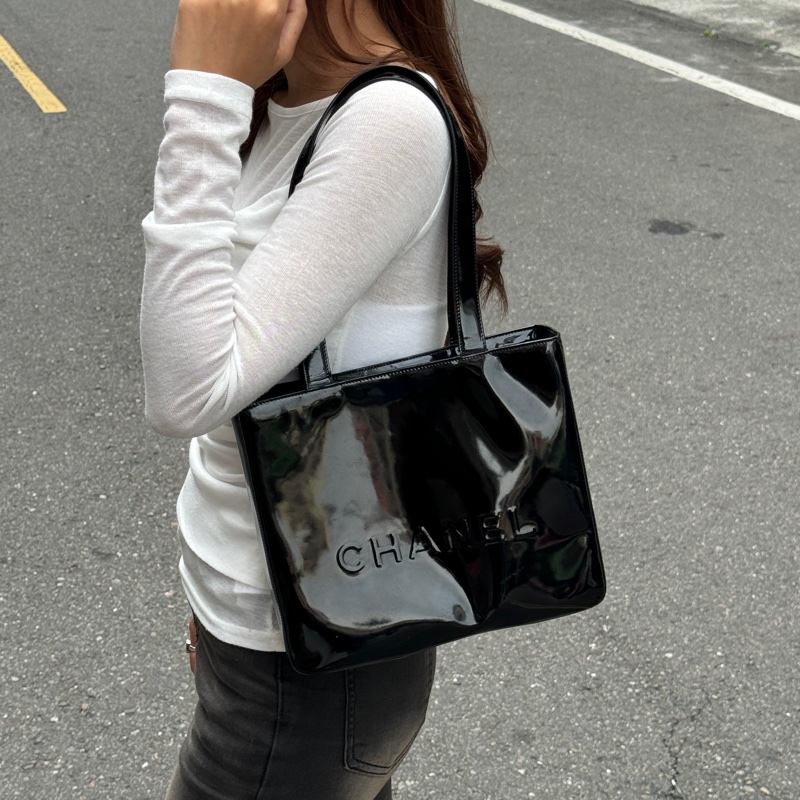 【CHANEL💃】 Chanel “so black” 全黑黑武士 肩背包 (專櫃18萬!)-2