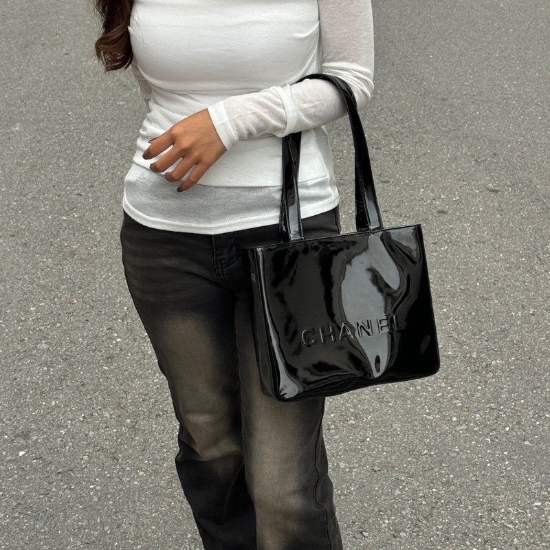 【CHANEL💃】 Chanel “so black” 全黑黑武士 肩背包 (專櫃18萬!)-17