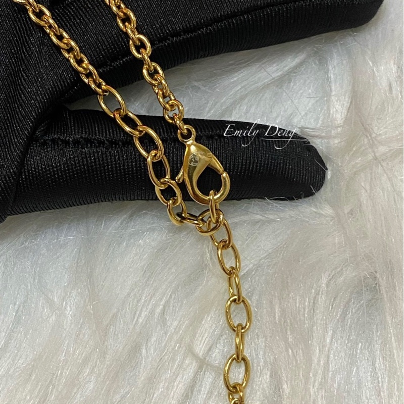 Chanel 熔岩愛心項鏈-5