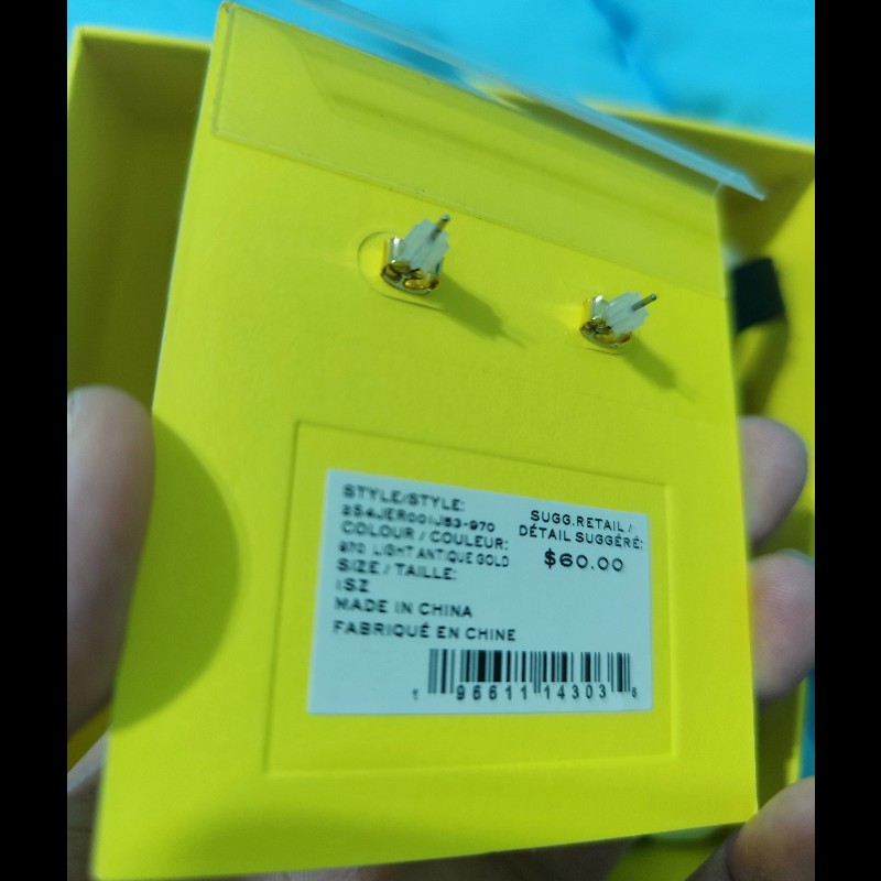 MJ Marc Jacobs Monogram 專櫃款 滿版球型耳環 中性款(不可議)-2