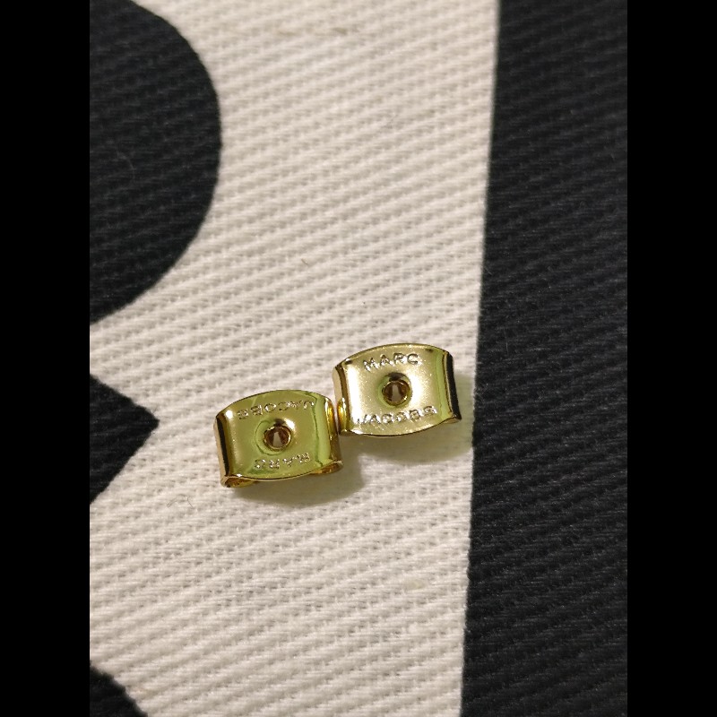 MJ Marc Jacobs Monogram 專櫃款 滿版球型耳環 中性款(不可議)-4