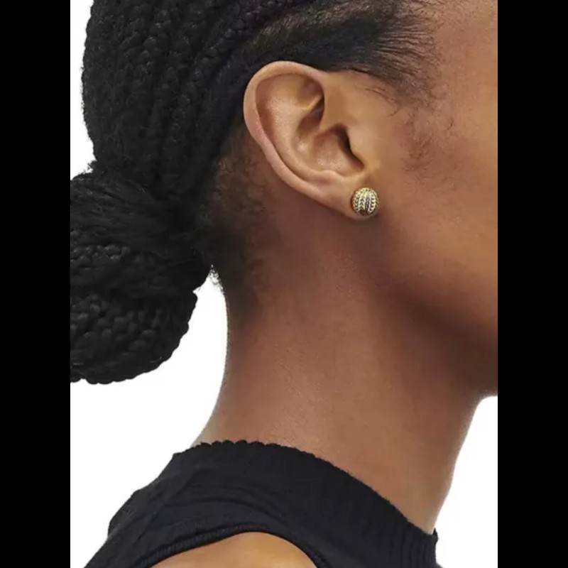 MJ Marc Jacobs Monogram 專櫃款 滿版球型耳環 中性款(不可議)-11