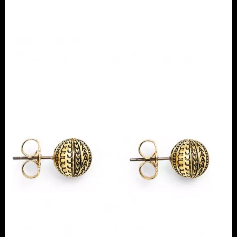 MJ Marc Jacobs Monogram 專櫃款 滿版球型耳環 中性款(不可議)-12