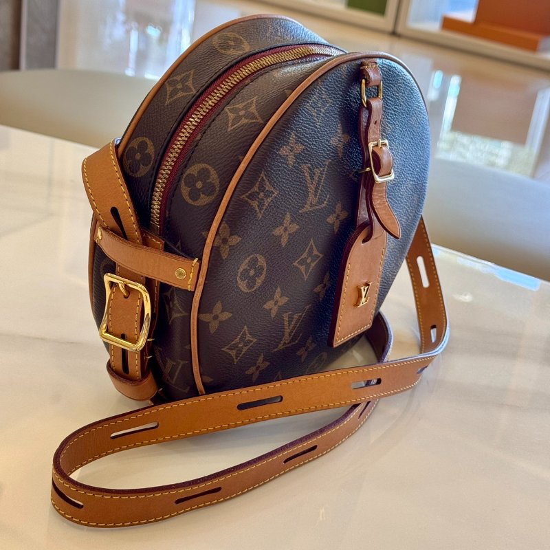 *SHIHNS名牌精品* LV M52294 老花圓餅包-1