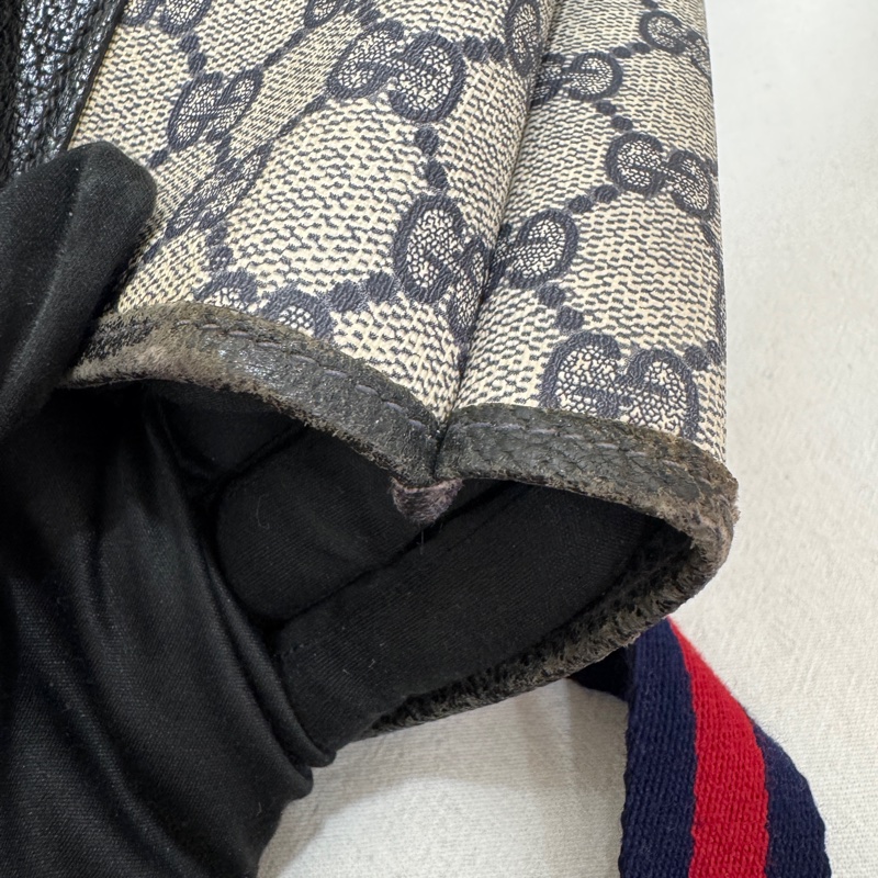 Gucci 古馳 經典老花托特包 中古 二手 vintage-16