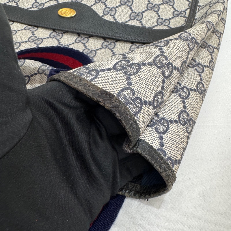 Gucci 古馳 經典老花托特包 中古 二手 vintage-18