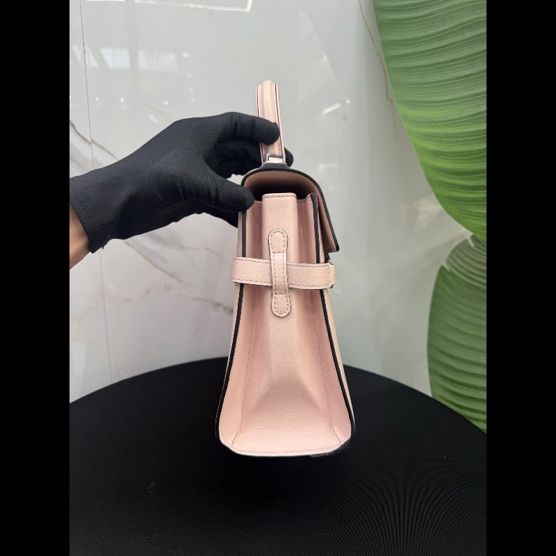 Delvaux Tempete 裸粉色手提包 肩背包-2