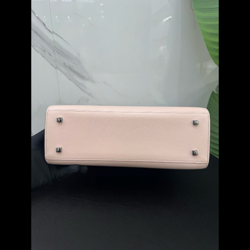 Delvaux Tempete 裸粉色手提包 肩背包-4