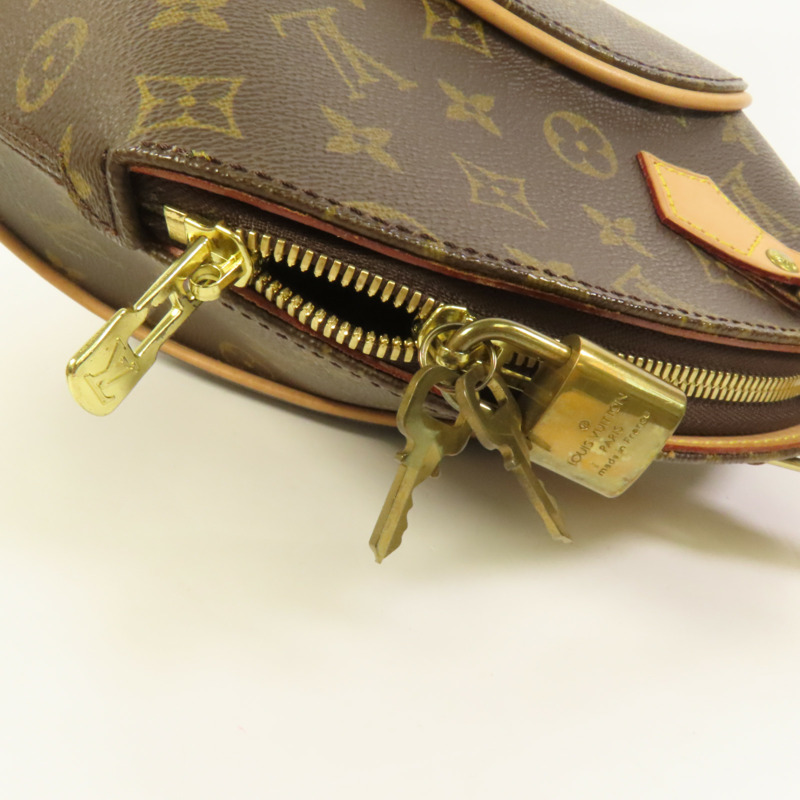 LOUIS VUITTON Monogram Elipse PM金扣手挽袋-6