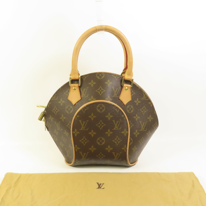 LOUIS VUITTON Monogram Elipse PM金扣手挽袋-9