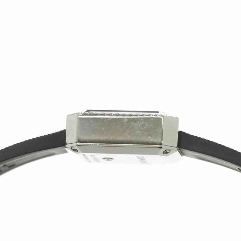 香奈兒 Premiere H2434 鑲鑽錶圈女錶,4 顆鑽石,黑色橡膠錶帶,石英錶-4