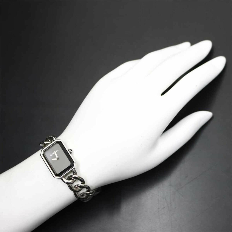 香奈兒 Premiere H3250 女士腕錶,黑色石英錶-1