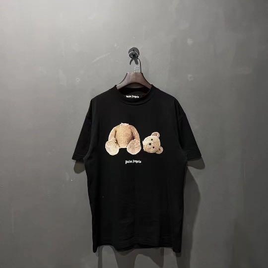 palm angels潮流品牌經典斷頭熊T shirt-4