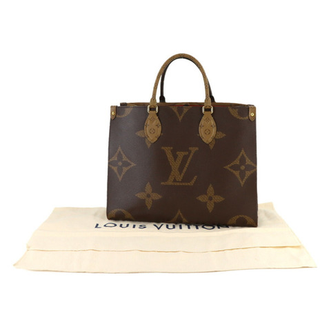 路易威登 Giant Monogram Onthego MM 兩用手提單肩包 M45321 RFID