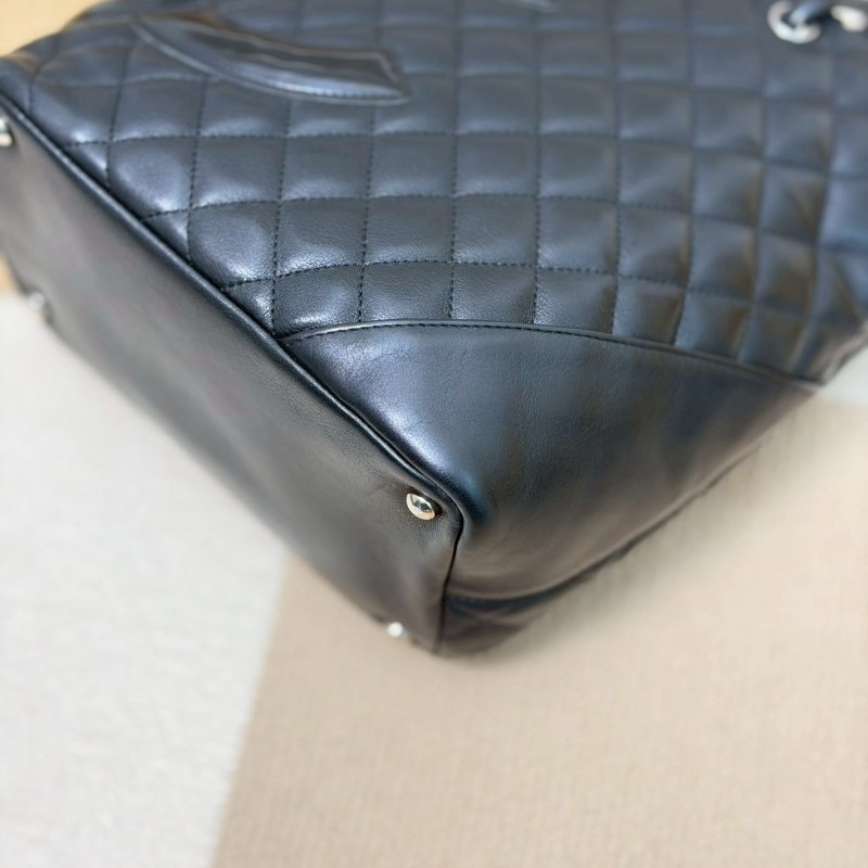 🏷Chanel 香奈兒．康鵬托特包 小號/客人寄賣-5