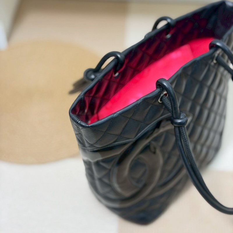 🏷Chanel 香奈兒．康鵬托特包 小號/客人寄賣-8