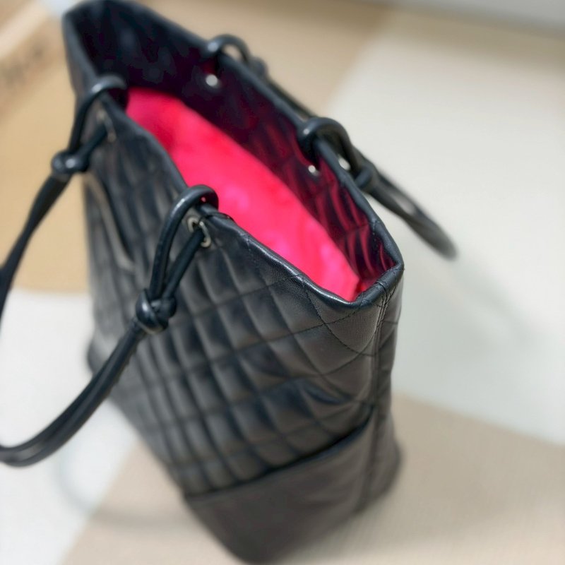 🏷Chanel 香奈兒．康鵬托特包 小號/客人寄賣-9