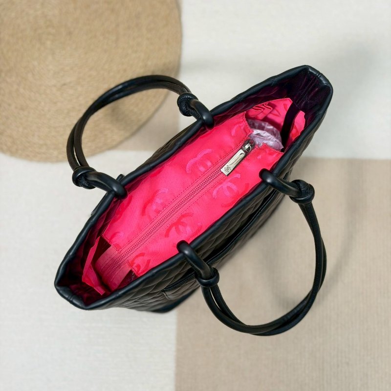 🏷Chanel 香奈兒．康鵬托特包 小號/客人寄賣-13