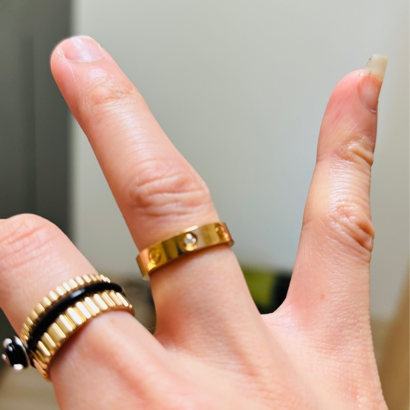 CARTIER(卡地亞) LOVE 戒指 18K玫瑰金 戒圍49-21