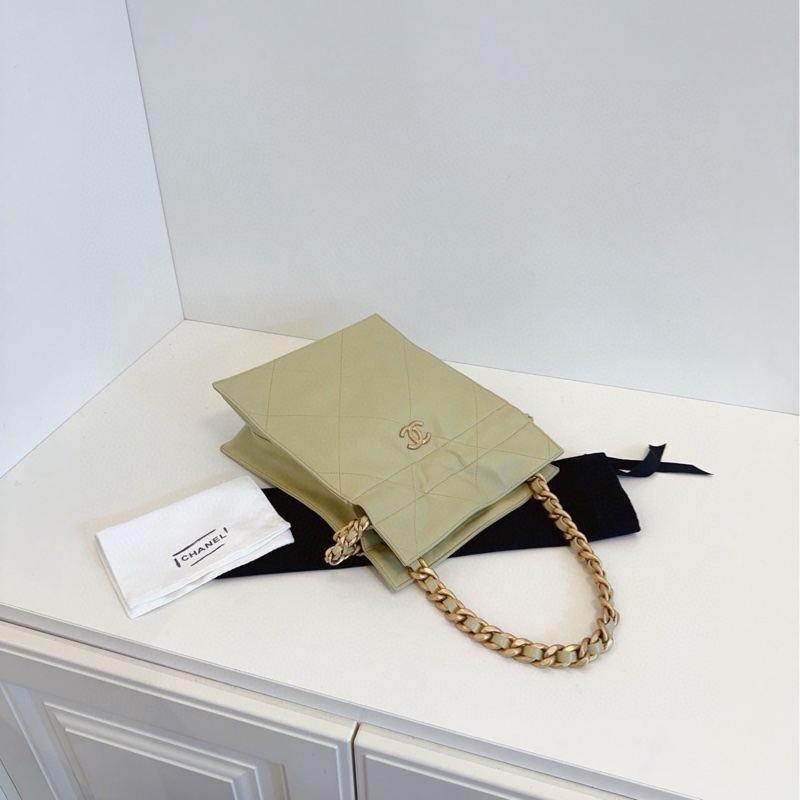[99新🆕】Chanel 牛油果🥑抽繩小福袋tote 小號 small單肩包 手提包-4
