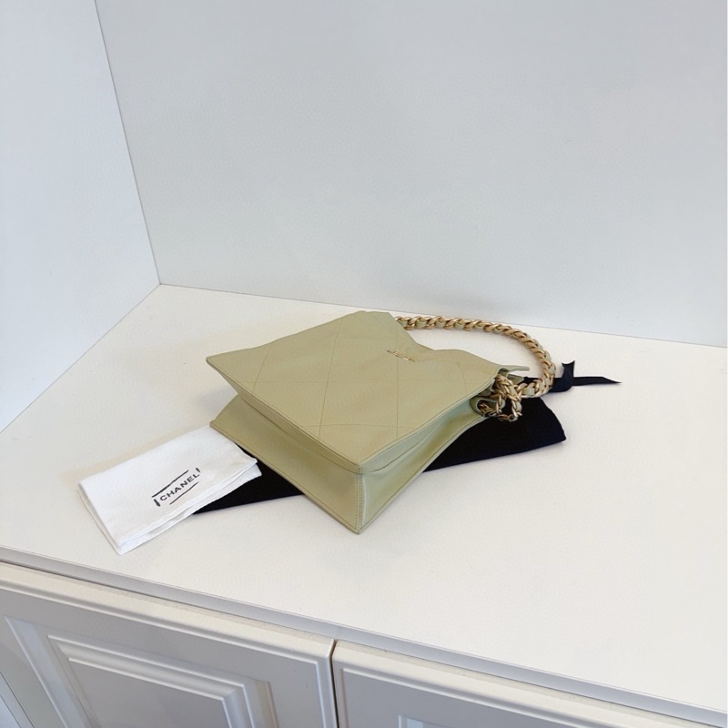 [99新🆕】Chanel 牛油果🥑抽繩小福袋tote 小號 small單肩包 手提包-5