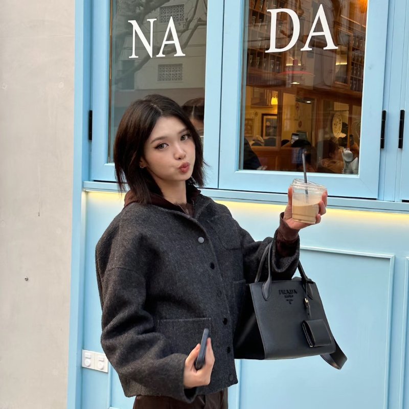 🏷Prada 普拉達.Monochrome 防刮托特/客人寄賣-32