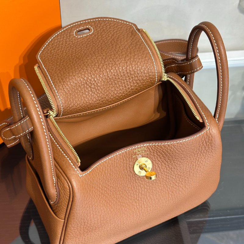 HERMES Mini lindy - 金棕金 U-3