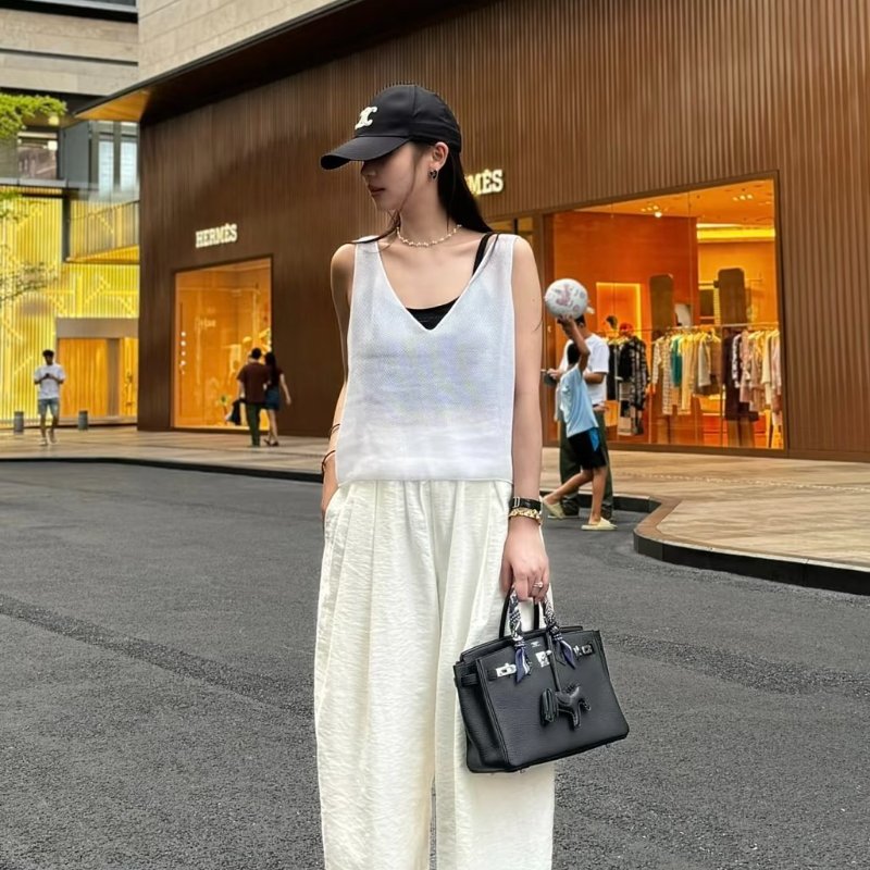 HERMES Birkin 25 - 黑銀 K-1