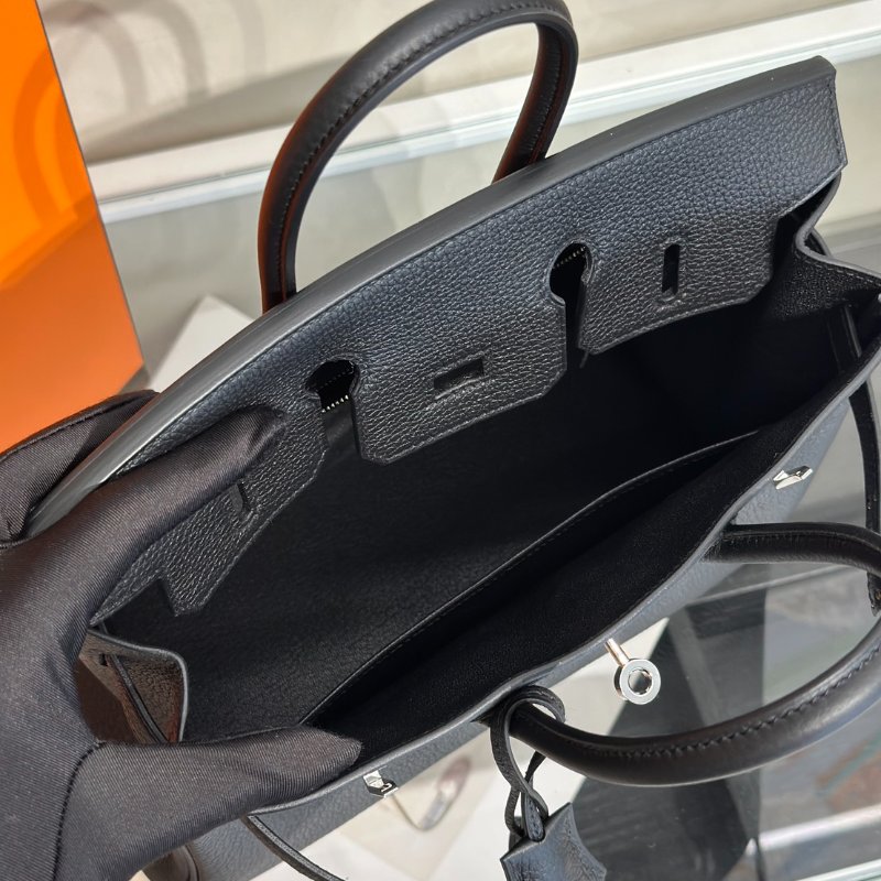 HERMES Birkin 25 - 黑銀 K-5