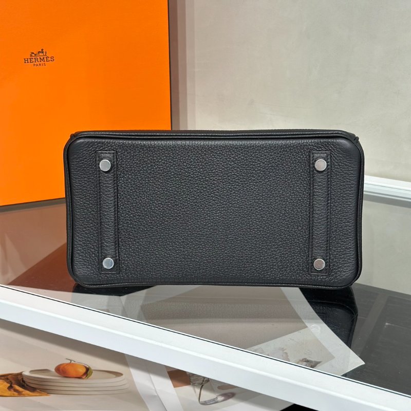 HERMES Birkin 25 - 黑銀 K-6