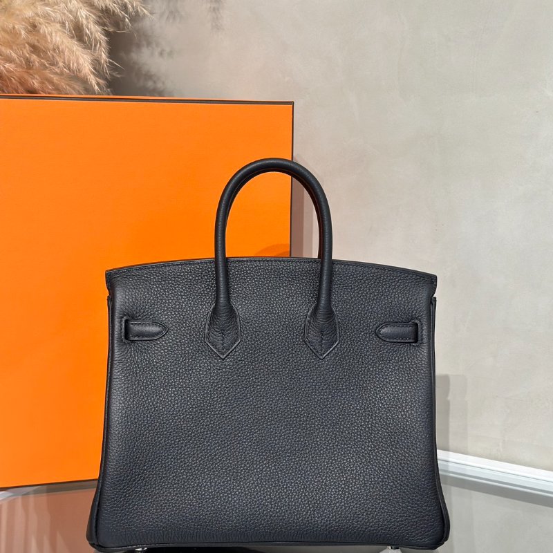 HERMES Birkin 25 - 黑銀 K-7