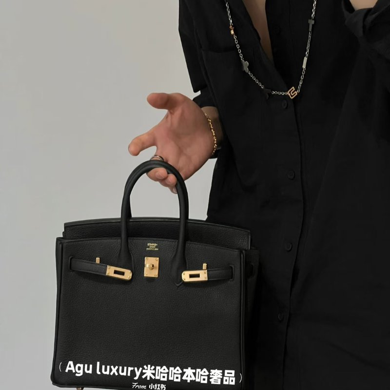 HERMES Birkin 25 - 黑玫瑰金 Z-1