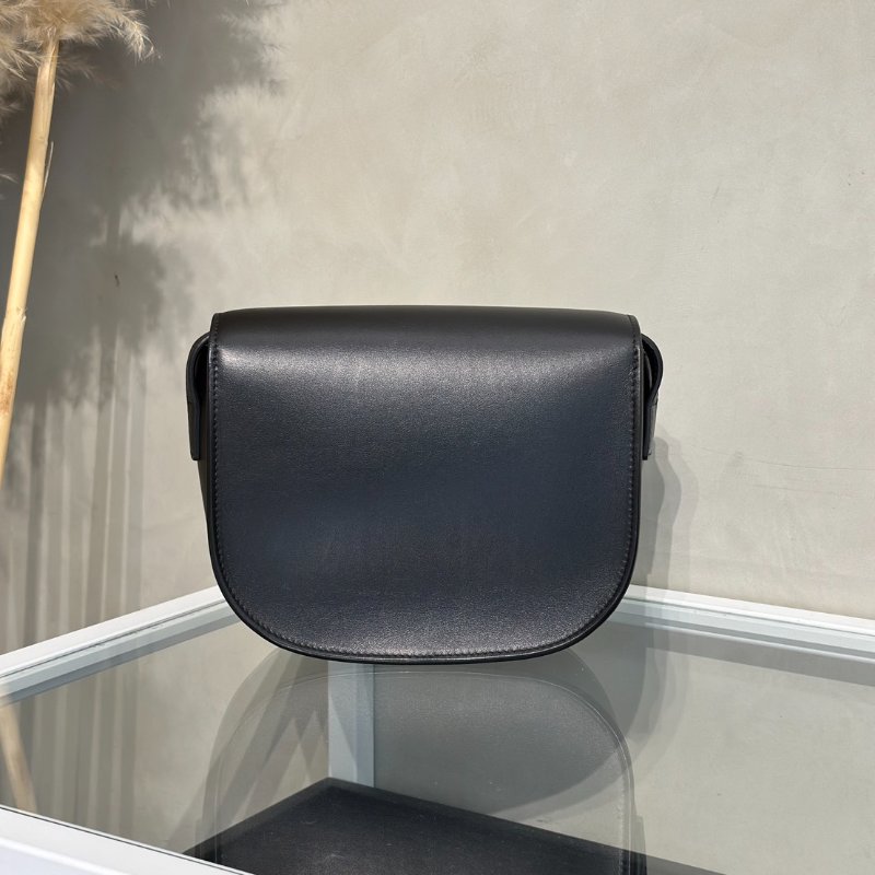 CELINE Triomphe凱旋門馬鞍包 - 黑-4