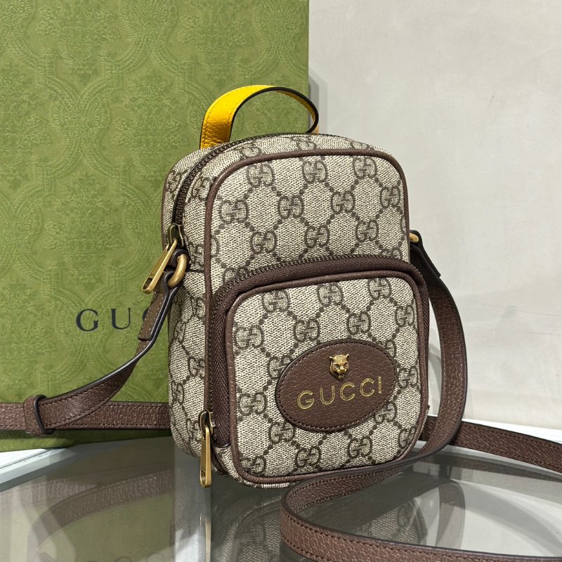 GUCCI Neo vintage supreme老花斜背包-2